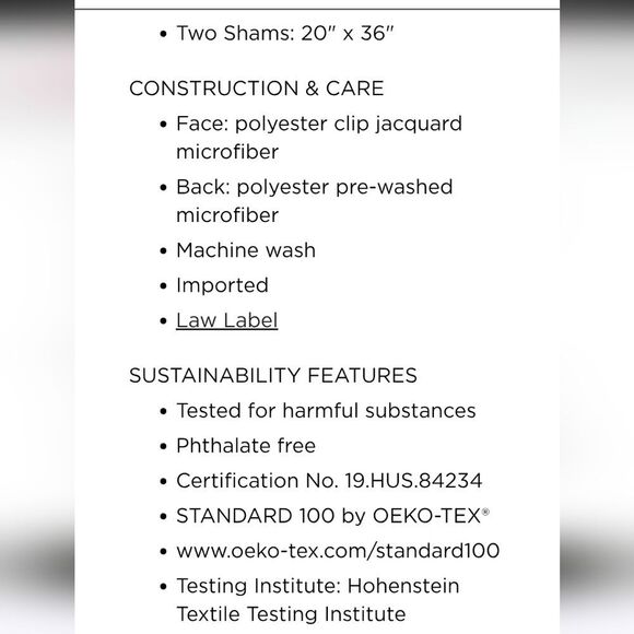 Koolaburra By Ugg Koolawash Wavy Clip Jack Comforter Set w/Shams- Turbulence - Picture 10 of 13